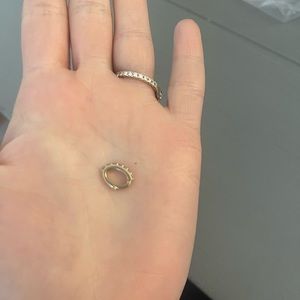 14k diamond charm holder